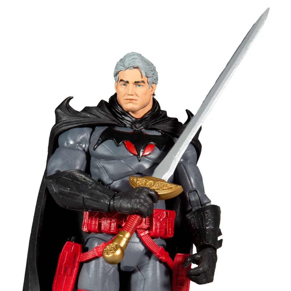 Figura Batman Flashpoint McFarlane con espada y capa negra de McFarlane Toys Figura Batman Flashpoint McFarlane con espada y capa negra de McFarlane Toys